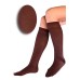 Fitilli Dizaltı Çorap Kahverengi