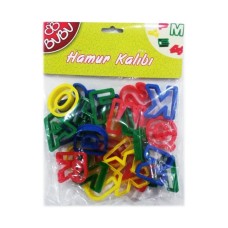 Bu-Bu Oyun Hamuru Kalıbı Harf( 26Parça) Bu-Bu Oyun Hamuru Kalıbı Harf( 26Parça)