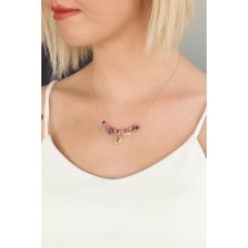 Boncuklu Deniz Kabuklu Kadın Kolye Boncuklu Deniz Kabuklu Kadın Kolye