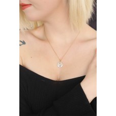 Gold Gözlü Metal Zincir Kadın Çelik Kolye Gold Gözlü Metal Zincir Kadın Çelik Kolye