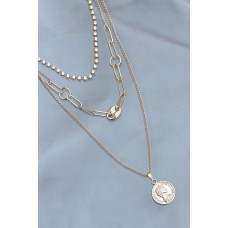 Elizabeth Tasarımlı Gold Metal Çoklu Kadın Kolye Elizabeth Tasarımlı Gold Metal Çoklu Kadın Kolye