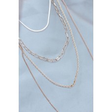 Gold Metal Çoklu Kadın Kolye Gold Metal Çoklu Kadın Kolye