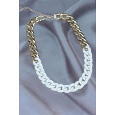 Uzay Yolu Model Gold Beyaz Renk Zincir Kolye Uzay Yolu Model Gold Beyaz Renk Zincir Kolye