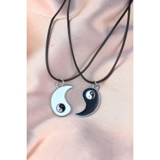 Ying Yong Tasarımlı Çift Kolyesi Ying Yong Tasarımlı Çift Kolyesi