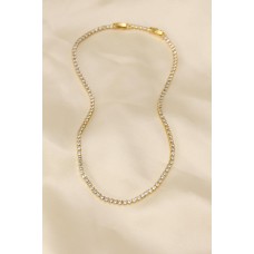 Çelik Gold Renk Su Yolu Model Kadın Kolye Çelik Gold Renk Su Yolu Model Kadın Kolye