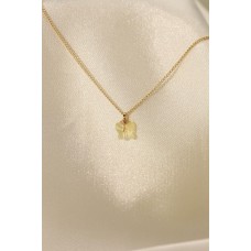 Zirkon Taşlı Sarı Renk Minimal Kelebek Kolye Zirkon Taşlı Sarı Renk Minimal Kelebek Kolye