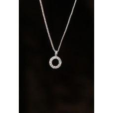 Gümüş Renk Metal Zirkon Taşlı Oval Tasarımlı Kadın Kolye Gümüş Renk Metal Zirkon Taşlı Oval Tasarımlı Kadın Kolye