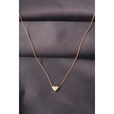 Gold Renk Metal Minimal Kalp Detaylı Kadın Kolye Gold Renk Metal Minimal Kalp Detaylı Kadın Kolye