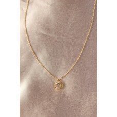 Gold Renk Metal Zirkon Taş Oval Tasarımlı Kadın Kolye Gold Renk Metal Zirkon Taş Oval Tasarımlı Kadın Kolye