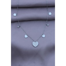 316L Kararmaz Çelik Kalpli Kadın Kolye 316L Kararmaz Çelik Kalpli Kadın Kolye