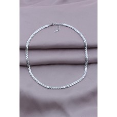 316L Kararmaz Çelik Gümüş Renk Zincir Model Kadın Kolye 316L Kararmaz Çelik Gümüş Renk Zincir Model Kadın Kolye