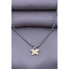 316L Kararmaz Çelik Yıldız Figür Kadın Kolye 316L Kararmaz Çelik Yıldız Figür Kadın Kolye