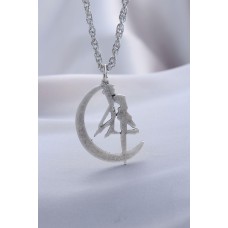 Tinker Bell Tasarımlı Krom Kaplama Erkek Kolye Tinker Bell Tasarımlı Krom Kaplama Erkek Kolye