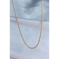 Çelik Gold Renkli Burgu Zincir Model Erkek Kolye Çelik Gold Renkli Burgu Zincir Model Erkek Kolye