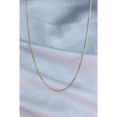 Çelik Gold Gümüş Zincir Model Erkek Kolye Çelik Gold Gümüş Zincir Model Erkek Kolye
