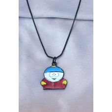 Eric Cartman Tasarımlı Siyah Zincirli Erkek Kolye Eric Cartman Tasarımlı Siyah Zincirli Erkek Kolye