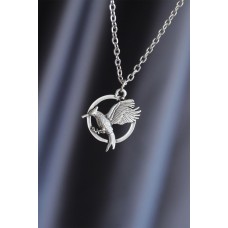 Alaycı Kuş Model Gümüş Renk Metal Zincirli Erkek Kolye Alaycı Kuş Model Gümüş Renk Metal Zincirli Erkek Kolye