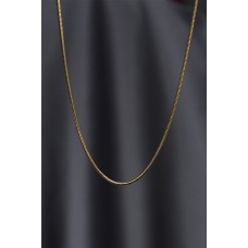 Çelik Gold Renk İnce Yılan Model Kolye Çelik Gold Renk İnce Yılan Model Kolye