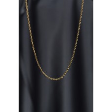 Çelik Gold Renk İnce Burgu Model Kolye Çelik Gold Renk İnce Burgu Model Kolye