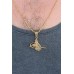 Gold Renk Metal Osmanlı Tuğra Figürlü Erkek Kolye