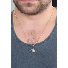 Rose Renk Metal Osmanlı Tuğra Figürlü Erkek Kolye Rose Renk Metal Osmanlı Tuğra Figürlü Erkek Kolye