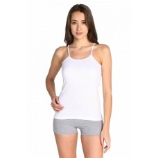 Mevsim 6'lı Beyaz Openet Penye Kumaş İp Askılı Atlet 30505 Mevsim 6'lı Beyaz Openet Penye Kumaş İp Askılı Atlet 30505