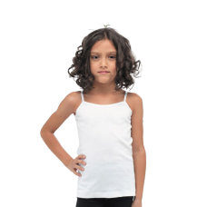 Mevsim 6'lı Beyaz Openet Penye Kız Çocuk İp Askılı Atlet 37307 Mevsim 6'lı Beyaz Openet Penye Kız Çocuk İp Askılı Atlet 37307