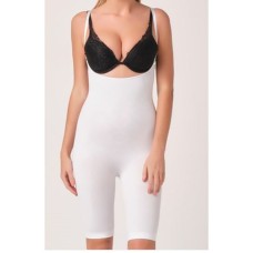 Sistina 751B Paçalı Dikişsiz Boy Korse Beyaz Sistina 751B Paçalı Dikişsiz Boy Korse Beyaz