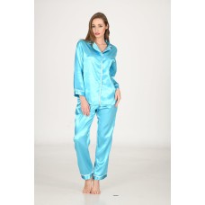 Sistina 1614 Saten Pijama Turkuaz Sistina 1614 Saten Pijama Turkuaz