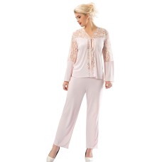 Sistina 1583 Penye Çeyizlik Pijama Takım Pudra Sistina 1583 Penye Çeyizlik Pijama Takım Pudra