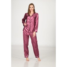 Sistina 1613 Saten Pijama Mor Sistina 1613 Saten Pijama Mor