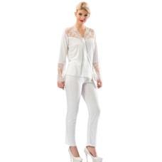 Sistina 1596 Penye Pijama Takım Ekru Sistina 1596 Penye Pijama Takım Ekru