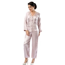 Sistina 1587 Saten Çeyizlik Pijama Takım Kırmızı Sistina 1587 Saten Çeyizlik Pijama Takım Kırmızı