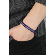 Mor Deri Erkek Bileklik Mor Deri Erkek Bileklik