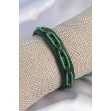 Yeşil Renk Deri İpli Erkek Bileklik Yeşil Renk Deri İpli Erkek Bileklik