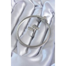 316L Çelik Gümüş Renk Sarmal Model Erkek Bileklik Yüzük Kombini 316L Çelik Gümüş Renk Sarmal Model Erkek Bileklik Yüzük Kombini